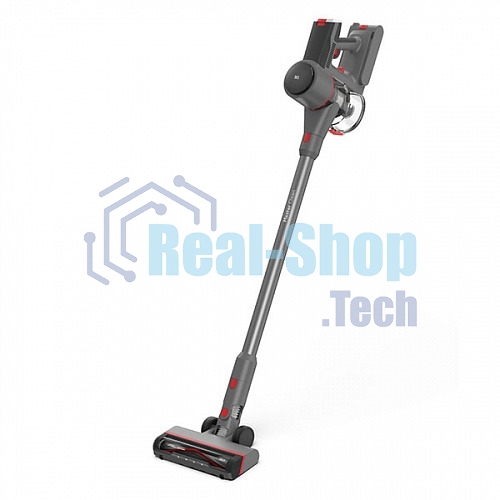 Пылесос вертикальный BQ VCA0103H серый, 2 в 1 вертикальный и компактный / технология циклон, эффективный сбор пыли и простота экплуатации / Quiet performance, низкий уровень шума / до 30 мин непрерывной работы / для эффективной уборки удобный индикатор за