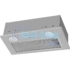 Вытяжка кухонная встраиваемая Weissgauff BOX 455 Inox управление кнопочное, нержавеющая сталь