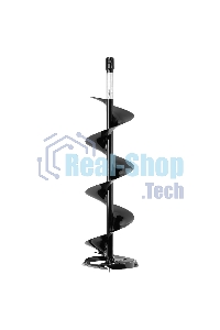 Шнек для льда Denzel IR-200, диаметр 200 мм, длина 800 мм, соединение 20 мм, съемный нож