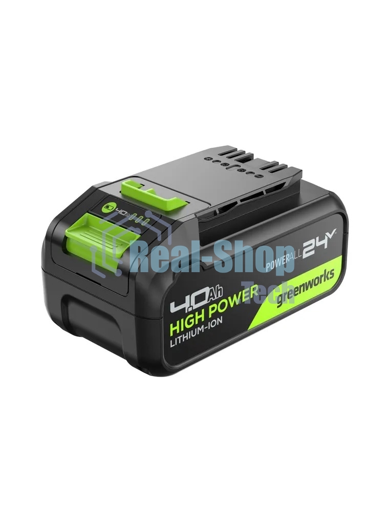 Дрель-шуруповерт аккумуляторная Greenworks GD24DD140 24V, 70/140Нм,Anti-kickback,2х4Ач,ЗУ,кор 3707607CUD