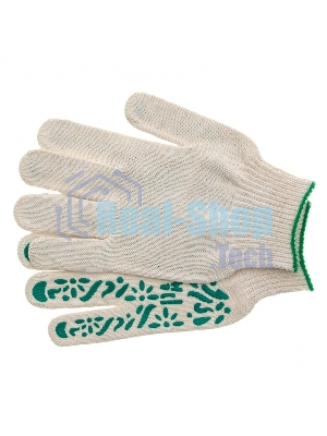 Перчатки трикотажные Palisad ПВХ-покрытие 