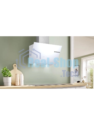 Вытяжка наклонная Bosch DWK66PJ20T белый, 60 см, 700 куб. м/ч, 71 дБ