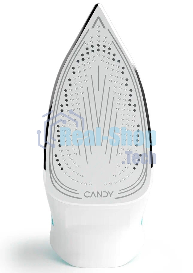 Утюг Candy CI-104 белый/бирюзовый, 2700 Вт, 50 г/мин, 160 г/мин, 370 мл