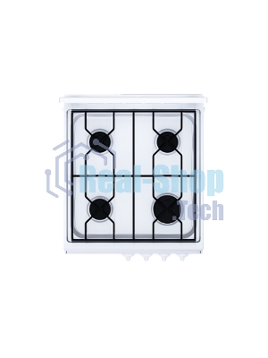 Плита газовая Flama AVG 1401 W белый,крышка