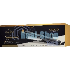 Выпрямитель для волос GA.MA CP14 LED DUAL PLATE GOLD - SY (GI2510) 50 Вт, 130 -230 °С (6 уровней), черный