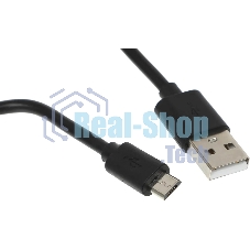 Кабель Buro BU-MICROUSB-1M USB (m)-micro USB (m) 1м черный