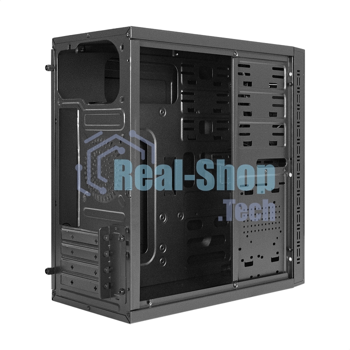 Компьютерный корпус Minitower ExeGate QA-412U-UNS400 (mATX, БП UNS400 с вент. 12см, 2хUSB+2хUSB 3.0, аудио, черный)