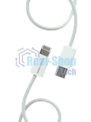 Кабель MORE CHOICE (4620202550408) K73i USB 3.0A PD 20W для Lighting 8-pin Type-C - нейлон 1м белый