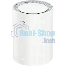 Маршрутизатор Cudy BE3600 Wi-Fi 7 Mesh Solution Gigabit Dual Band 1-Pack, Chipset Broadcom, 802.11be/ax/ac/a/b/g/n, 2882Mbps at 5GHz + 688Mbps at 2.4GHz, 3 x 10/100/1000Mbps Ports, Internal antennas, Zerotier/PPTP/L2TP/OpenVPN/WireGuard, MLO, MU-MIMO, Guest network, WPS, DDN
