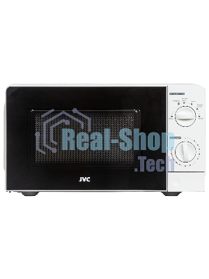 Микроволновая печь JVC JK-MW123M белый, 20 л, 700 Вт, переключатели - поворотный механизм