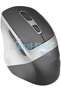 Мышь беспроводная Oklick 516MW черный/серебристый, 1600 dpi, радиоканал, Bluetooth, USB, кнопки - 6