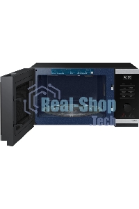 Микроволновая печь Samsung MG23DG4524ATBW нержавеющая сталь/черный 23л. 800Вт переключатели - поворотный механизм