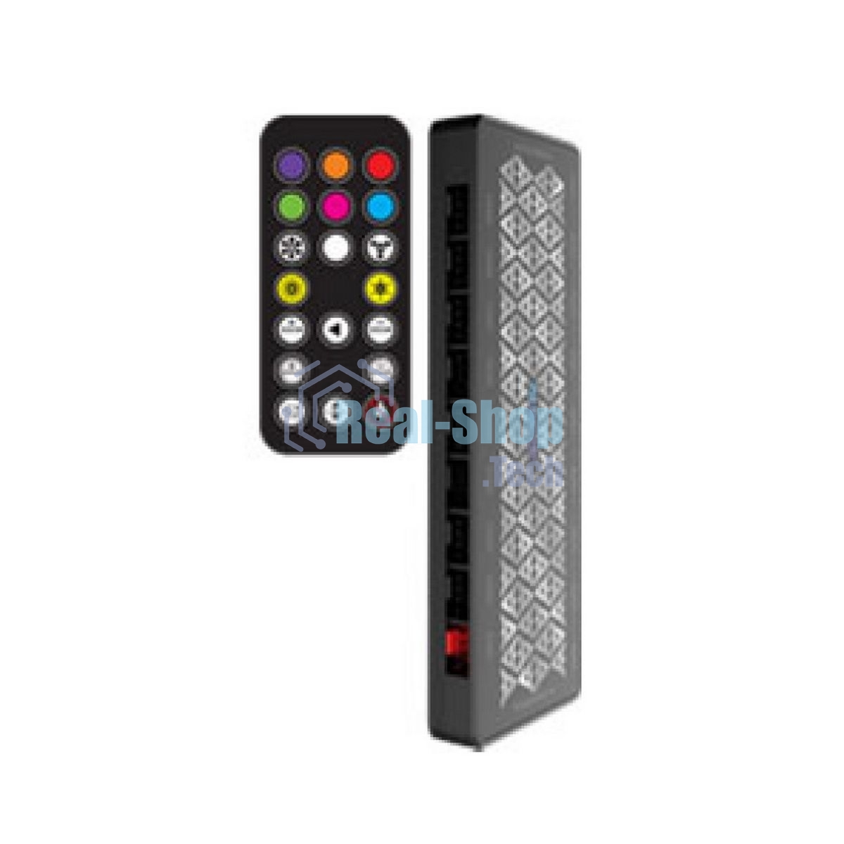 Контроллер вентиляторов ALSEYE A-Hub Pro-B (ARGb+PWM) PVC surface 145x50x16мм