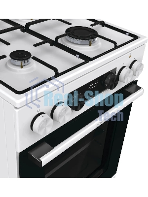 Плита комбинированная Gorenje GK5C60WJ белый, конфорок 4 газовых, духовка 62 л, 50 см x 85 см x 59.4 см
