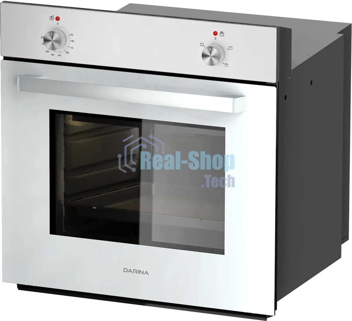 Духовой шкаф электрический Darina BO 1700 W белый, встраиваемый