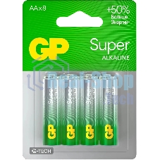 Батарея GP Super Alkaline 15AA21-2CRSBC8 AA (8шт) блистер