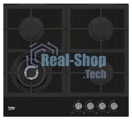 Газовая варочная панель Beko HILW 64225 S, черный