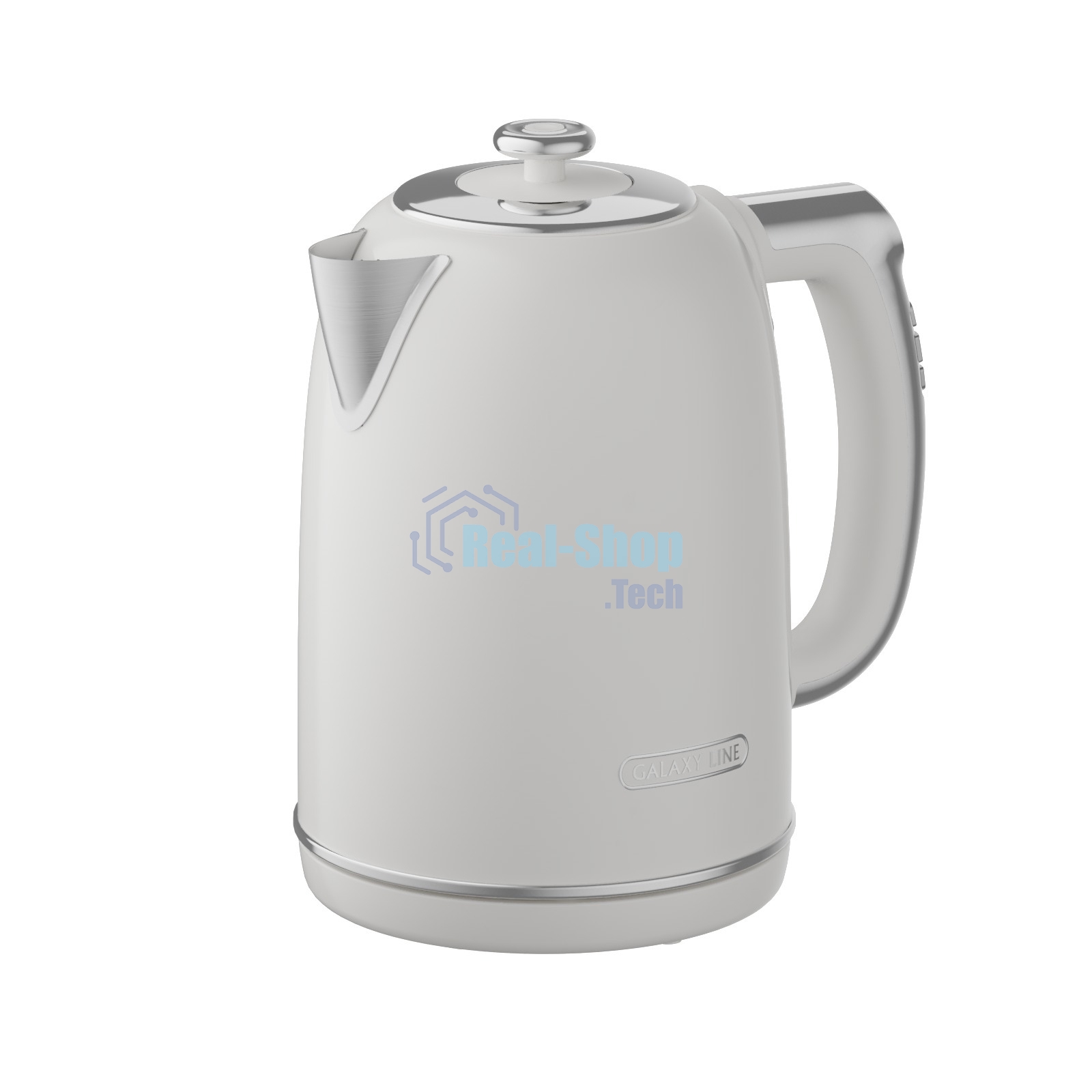 Чайник электрический Galaxy Line GL 0361 белый 1.7л. 2200Вт нерж.сталь/пластик