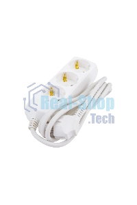 Удлинитель 3х1.5 м с заземл. 10А 250В У03 GENERICA 2P+PE 3х1 кв.мм IEK WYP10-10-03-D15-Z-G