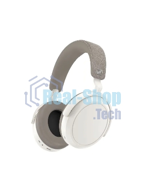 Беспроводные/проводные наушники Sennheiser Momentum 4 Wireless белый, полноразмерные, Bluetooth + проводной, активное шумоподавление, до 60 ч