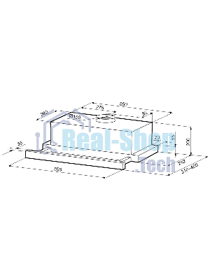 Вытяжка Krona KAMILLA T SENSOR 600 черный