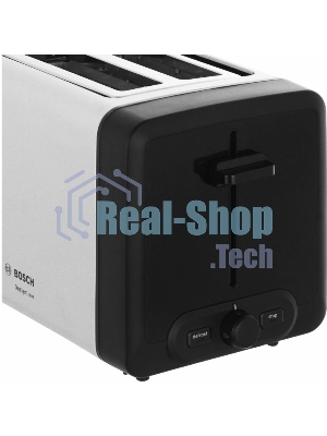 Тостер Bosch TAT4P420 нержавеющая сталь, 970 Вт, 2 слота