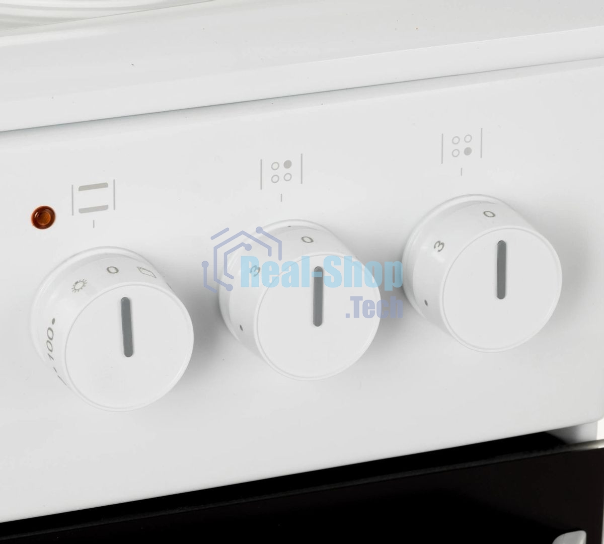 Плита электрическая Hansa FCEW54120 белый, конфорок 4 шт, духовка 62 л, 50 см x 85 см x 60 см