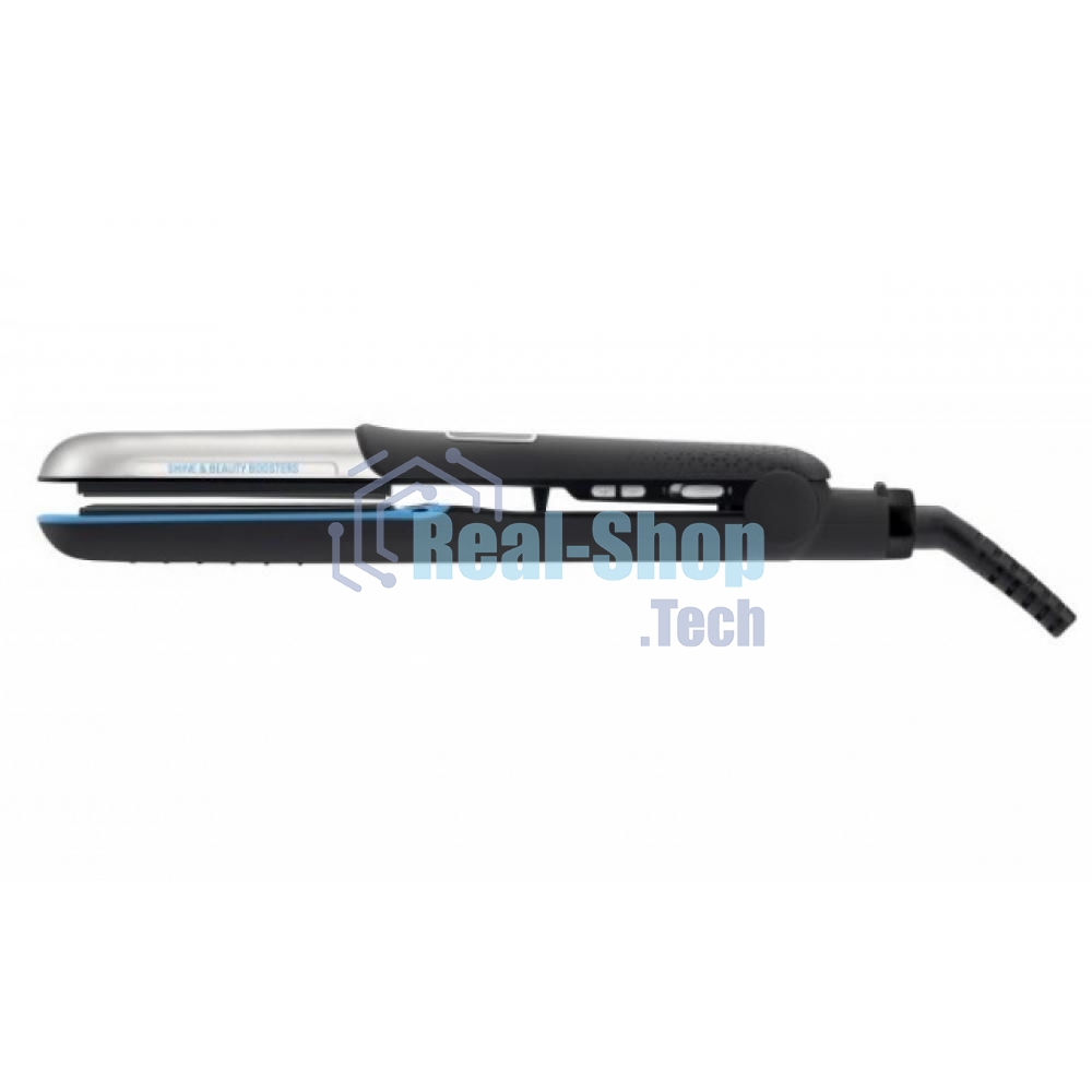 Выпрямитель для волос Rowenta Liss&Curl Ultimate shine SF6220D0 черный/металлик, 25 мм, 230 °C, 5 режимов