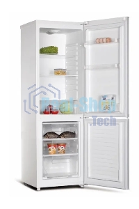Холодильник Kraft KF-DF205W белый двухкамерный 166/64л морозилка снизу