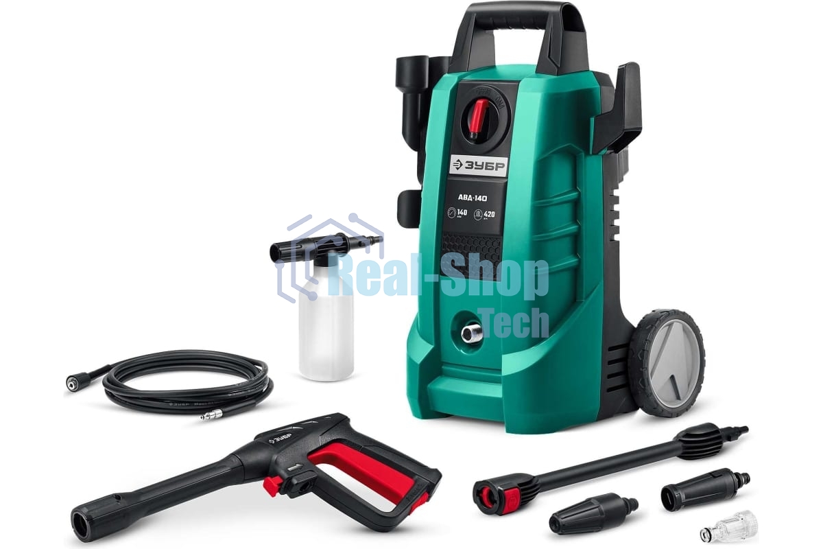 Мойка высокого давления Зубр 140 Атм, 1700 Вт