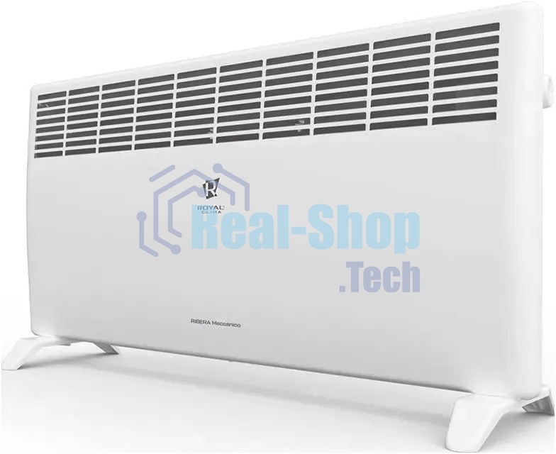 Конвектор Royal Clima REC-R2000M белый, 2000 Вт, 25 м2, термостат