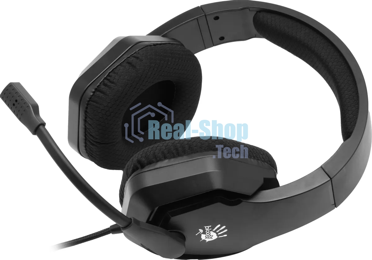 Гарнитура проводная с микрофоном A4Tech Bloody G260 черный 2м мониторные USB оголовье (G260)