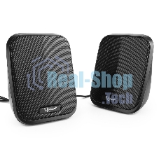 Акустическая система 2.0 Gembird SPK-100, черный, 6 Вт, рег. громкости, USB-питание