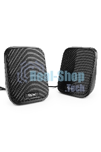 Акустическая система 2.0 Gembird SPK-100, черный, 6 Вт, рег. громкости, USB-питание