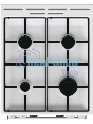 Плита комбинированная Gorenje GK5C60WJ белый, конфорок 4 газовых, духовка 62 л, 50 см x 85 см x 59.4 см