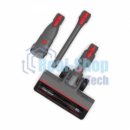 Пылесос вертикальный BQ VCA0103H серый, 2 в 1 вертикальный и компактный / технология циклон, эффективный сбор пыли и простота экплуатации / Quiet performance, низкий уровень шума / до 30 мин непрерывной работы / для эффективной уборки удобный индикатор за