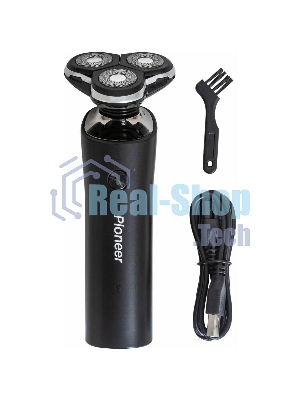 Электробритва Pioneer BS006, 3 плавающие бритвенные головки, сухое и влажное бритье, время работы до 90 мин