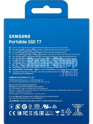 Внешний SSD Samsung T7 Shield, 4TB, USB 3.2 Gen 2 Type-C, R/W 1050/1000, черный