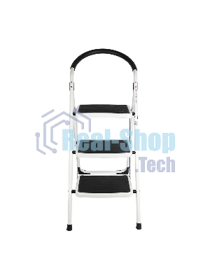 Стремянка стальная трехступенчатая Deli DL509013 макс.высота 670мм, до 150кг, ступени 360x270мм