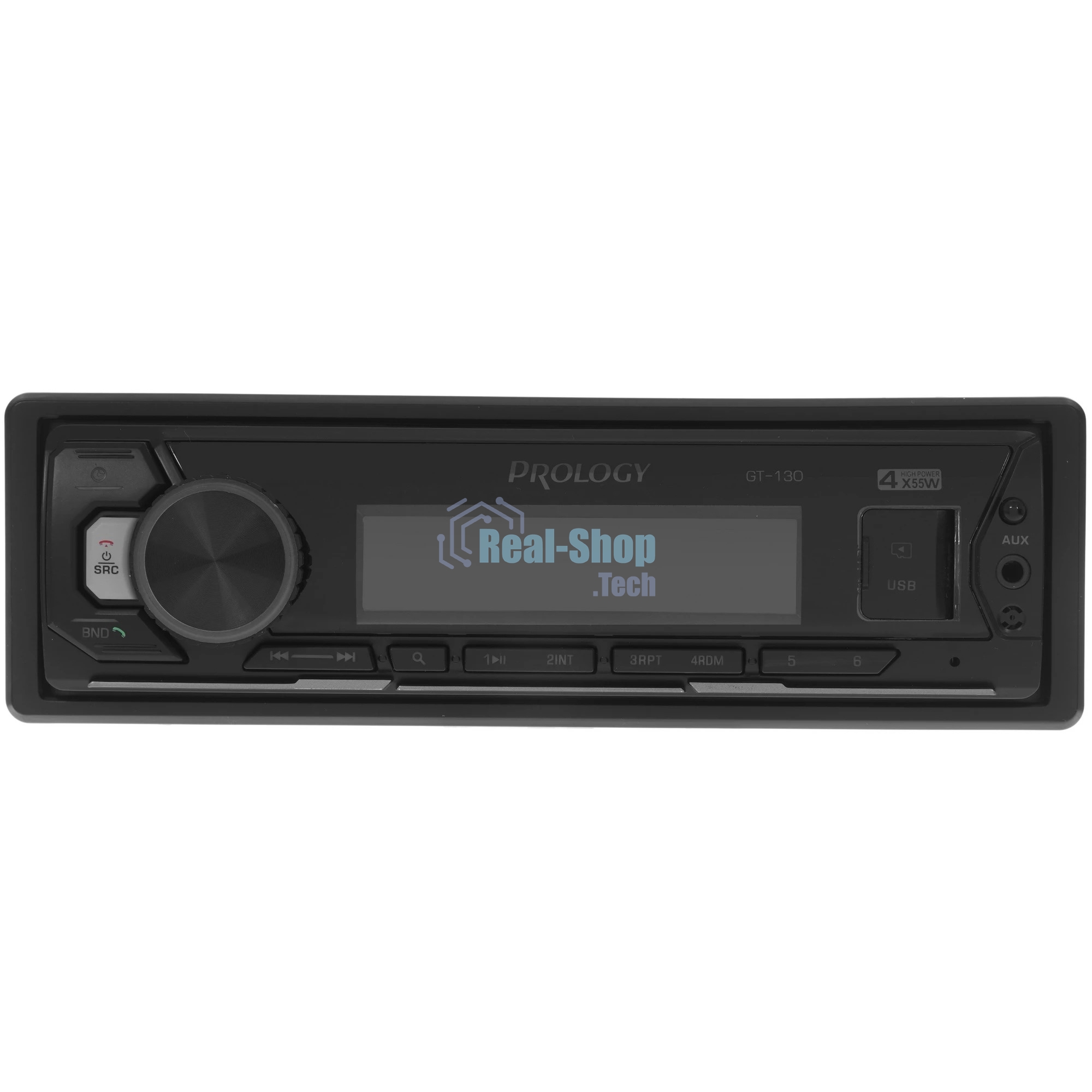 Автомагнитола Prology GT-130, 1 DIN, Bluetooth, USB Type-A, AUX, пульт ДУ