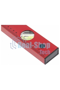 Уровень Matrix 800 мм 3 глазка, линейка, алюминиевый, красный,