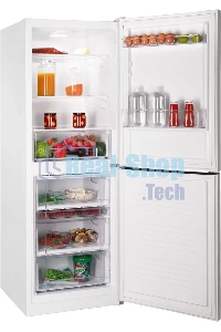 Холодильник Nordfrost NRB 151 W белый двухкамерный 170/115 л морозилка снизу, ручная разморозка