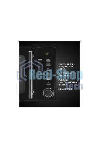 Микроволновая печь Polaris PMO 2002DG RUS черный, 20 л, 700 Вт, переключатели - поворотный механизм/кнопки