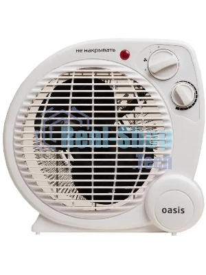 Тепловентилятор Oasis SP-20R белый, 2000 Вт, 20 м2