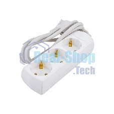 Удлинитель 3х1.5 м с заземл. 10А 250В У03 GENERICA 2P+PE 3х1 кв.мм IEK WYP10-10-03-D15-Z-G