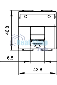 Розетка компьютерная DKC Brava 76655B R J 45 кат. 5e, белая, 2 мод