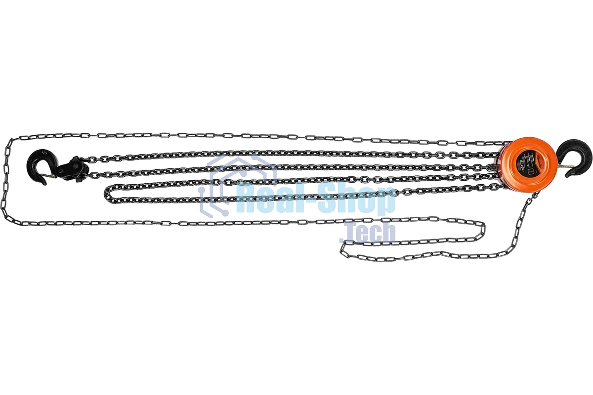 Таль цепная Sparta 2 т, h подъема 2,5 м, расстояние между крюками 380 мм