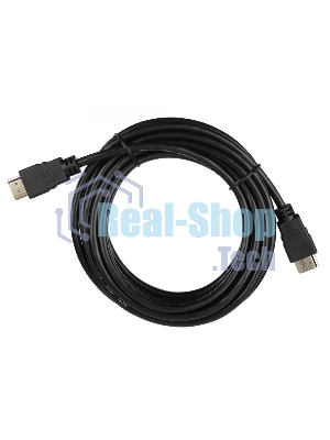 Кабель ACD-DHHM1-50B HDMI 1.4, Golden Plated,19m/19m, черный, 5м