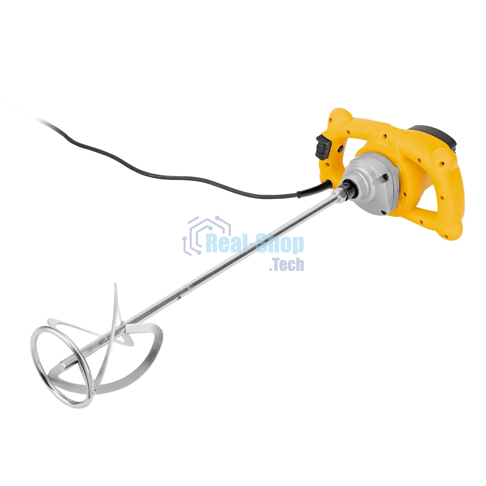 Миксер строительный Denzel EM-1-1200, 1200 Вт, 0-680 об/мин