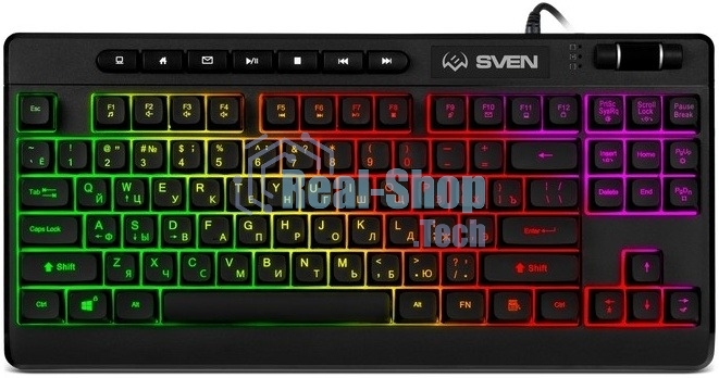 Клавиатура SVEN KB-G8200 проводная, USB Type-A, чёрный